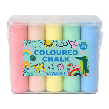 Snazzee 5 Colour Chalk 20pk