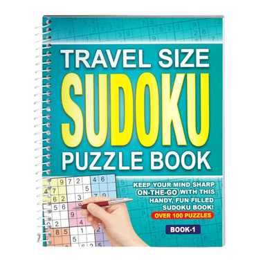 Soduko Puzzle Book with Spiral Binding