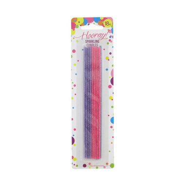 CANDLES SPARKLING 18PC