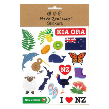 Stickers NZ Kiwiana Icons