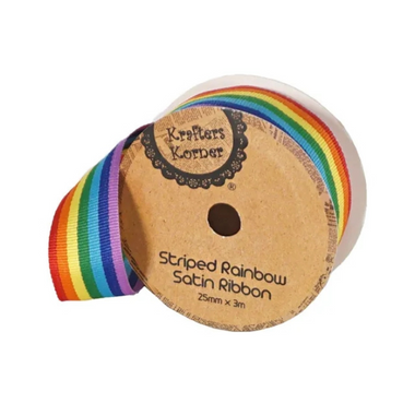 Striped Rainbow Ribbon