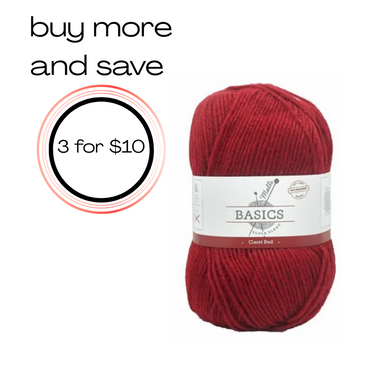 Super Blend Basic Yarn - Claret Red