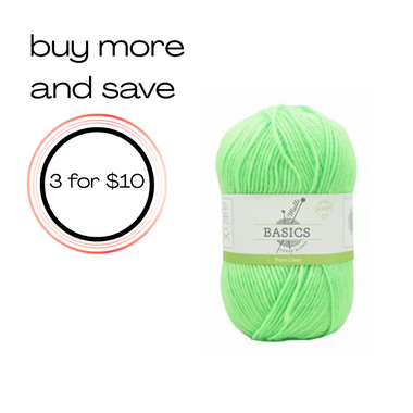 Super Blend Basic Yarn - Flouro Green
