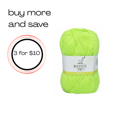 Super Blend Basic Yarn - Flouro Yellow