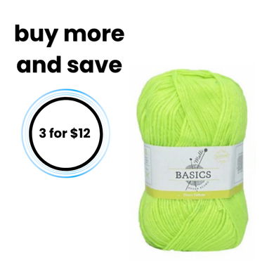 Super Blend Basic Yarn - Flouro Yellow