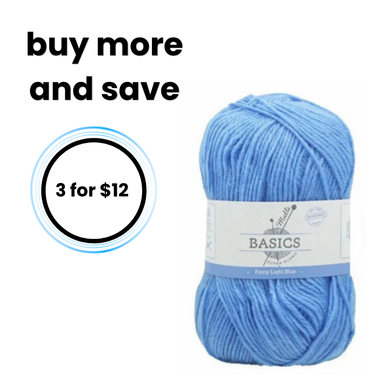 Super Blend Basic Yarn - Footy Light Blue
