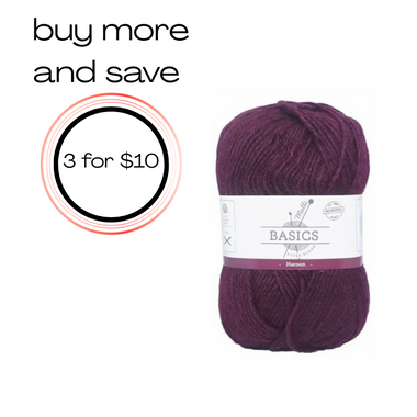 Super Blend Basic Yarn - Maroon