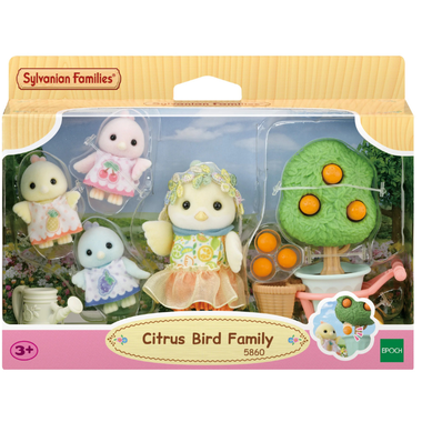 Sylvanian - Citrus Bird Family