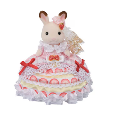 Sylvanian - Freya's Birthday Celebration Strawberry Cake Deco