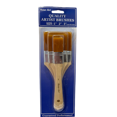 Synthetic Brush 3pc Set