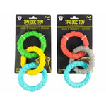 TPR Three Rings Dog Toy