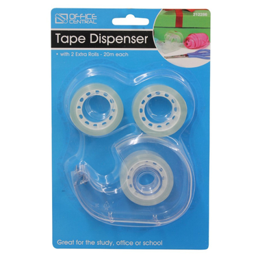 Tape Dispenser with 2 Rolls