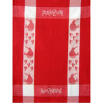 Tea Towel Kiwi Red and White