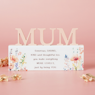 The Cottage Garden Floral Word - Mum