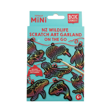 Totally Mini NZ Wildlife Scratch Art Garland