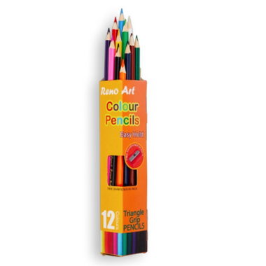 Triangle Colour Pencil with Sharpener