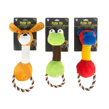 Tug and Pull Squeaky Plush Toy