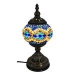 Turkish Mosaic Lamp - Blue & Yellow Mosaic