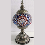 Turkish Mosaic Lamp - Multi Colour Flower Burst- TL97