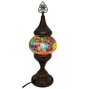 Turkish Mosaic Lamp - Multi Warm Tones