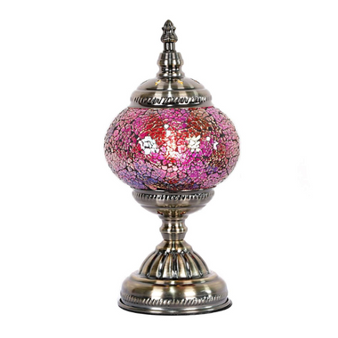 Turkish Mosaic Lamp - Pink-Purple-Red TL27