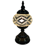 Turkish Mosaic Lamp White Round