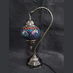 Turkish Mosaic Swan Neck Lamp - Multi Colour TL140