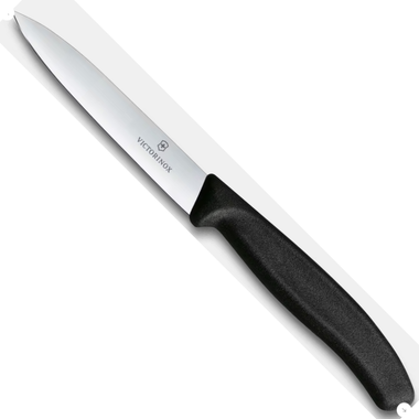 Victorinox Paring Knife Straight 10cm - Black