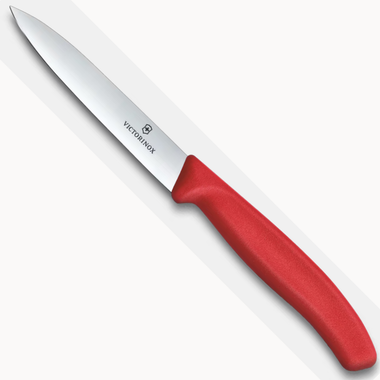 Victorinox Paring Knife Straight 10cm - Red