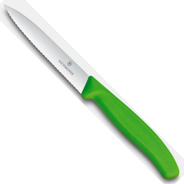 Victorinox Paring Knife Wavy 10cm - Green