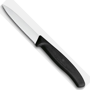 Victorinox Paring Knife Wavy 8cm - Black