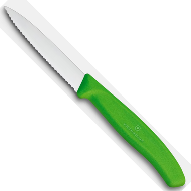Victorinox Steak & Tomato Knife Wavy 11cm - Green