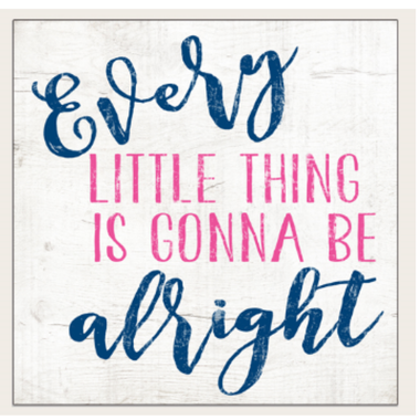 Wall Art - Every Little Thing (MDF) 40 x 40cm