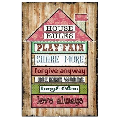 Wall Art - House Rules