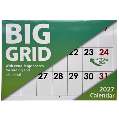 Wall Calendar A4 - Big Grid