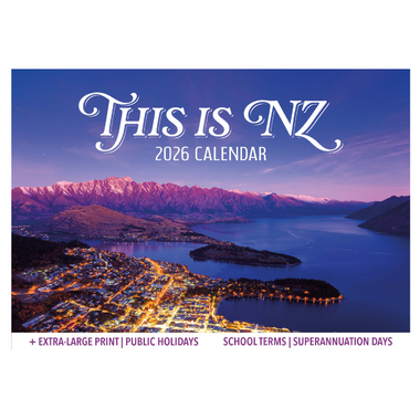Wall Calendar A5 This is NZ