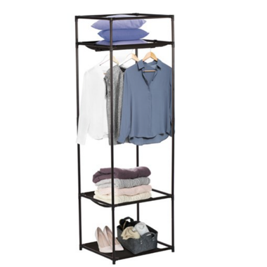 Wardrobe Organiser 3 Shelf 50 x 44 x 162cm