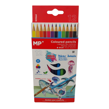 Watercolour Pencils 12 Colours