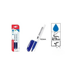 Whiteboard Marker Bullet Tip 2.0-3.0mm 2xBlue