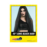 Wig - 40in Long Black Hair