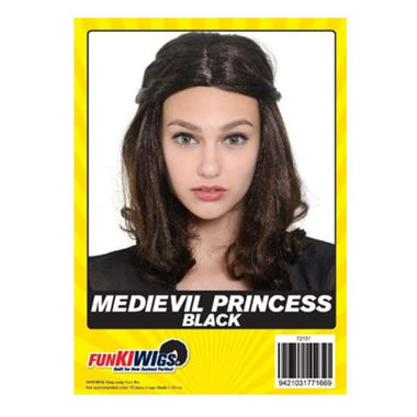 Wig - Medievil Princess - Black