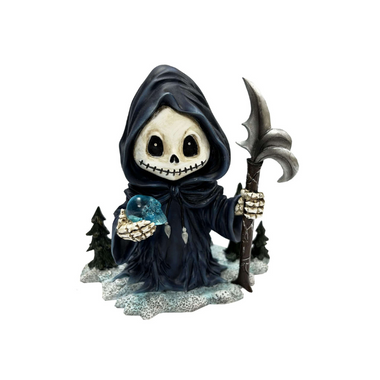 Winter Grim Reaper with Skull