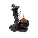 Witch with Brewing Cauldron