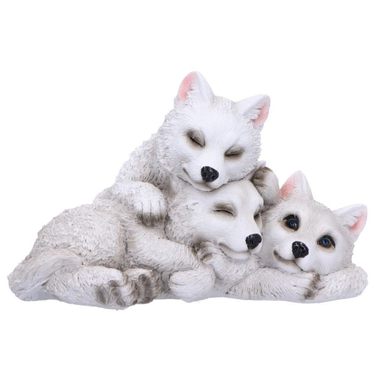 Wolf Sleepy Pups 14cm
