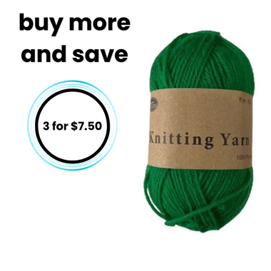 Yarn 80gms 100% Polyester - Green