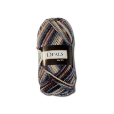 Yarn Opals 17 Multi Grey-Brown-Cream
