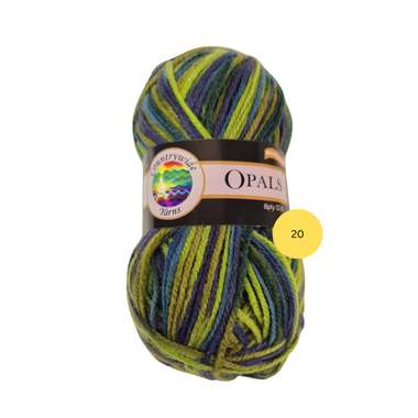 Yarn Opals 20 Multi Green