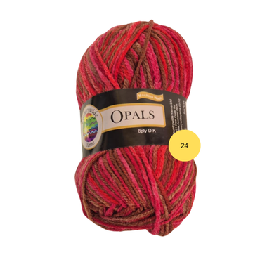 Yarn Opals 24 Multi Red