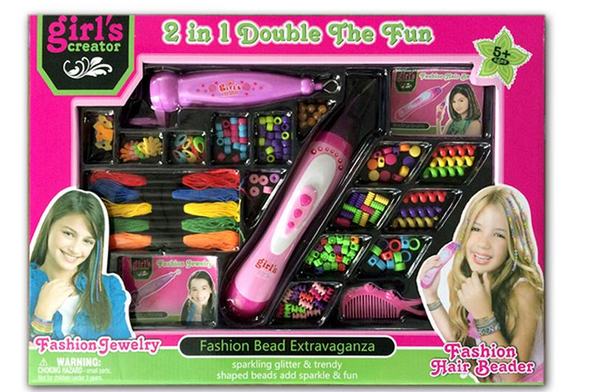 Girls Creator - 2in1 Double The Fun Braiding Kit