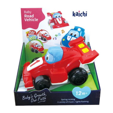 Large Pull Back & Go Cartoon Car